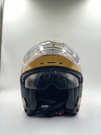 MHR NV Force Dual Visor Plain Solid Colour (SIRIM)